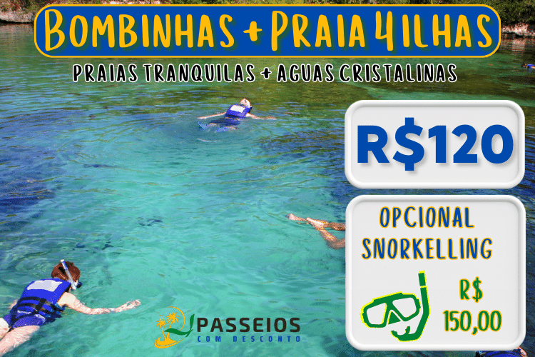 Bombinhas, Lagoinha e Praia Quatro Ilhas